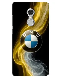Чохол для Xiaomi Redmi 5 з картинкою «Золотистий дим BMW»