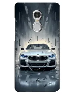 Чохол для Xiaomi Redmi 5 з картинкою «BMW у світлі фар»