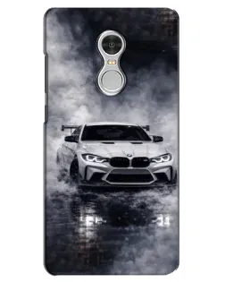 Чохол для Xiaomi Redmi 5 з картинкою «BMW крізь туман»