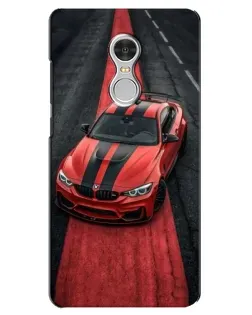 Чохол для Xiaomi Redmi 5 з картинкою «BMW на червоній доріжці»
