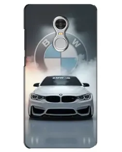 Чохол для Xiaomi Redmi 5 з картинкою «BMW в білому диму»