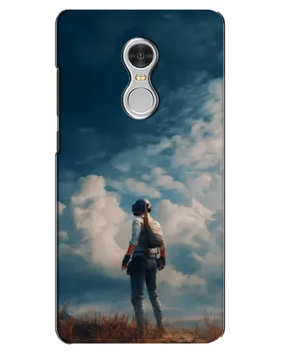 Чехол для Xiaomi Redmi 5 с картинкой «Герой PUBG на скале»