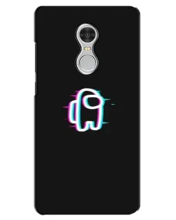 Чехол для Xiaomi Redmi 5 с картинкой «Among Us неон»