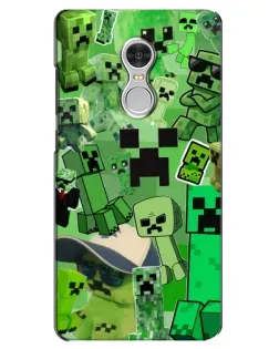 Чохол для Xiaomi Redmi 5 з картинкою «Кріпери Minecraft»