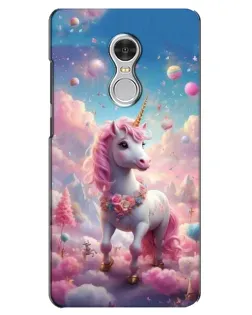 Чехол для Xiaomi Redmi 5 с картинкой «Единорог среди облаков»