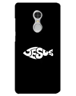 Чехол для Xiaomi Redmi 5 с картинкой «Рыба Jesus»