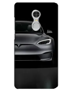 Чехол для Xiaomi Redmi 5 с картинкой «Tesla Model S Look» Чехол для Xiaomi Redmi 5 с картинкой «Tesla Model S Look»