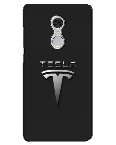 Чехол для Xiaomi Redmi 5 с картинкой «Стальной логотип Tesla» Чехол для Xiaomi Redmi 5 с картинкой «Стальной логотип Tesla»