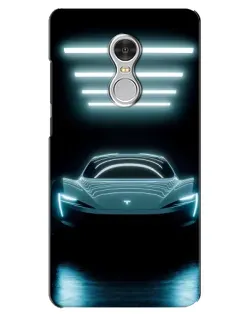 Чехол для Xiaomi Redmi 5 с картинкой «Tesla в неоне» Чехол для Xiaomi Redmi 5 с картинкой «Tesla в неоне»