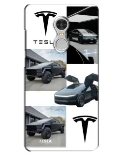 Чехол для Xiaomi Redmi 5 с картинкой «Коллаж Cybertruck Tesla» Чехол для Xiaomi Redmi 5 с картинкой «Коллаж Cybertruck Tesla»