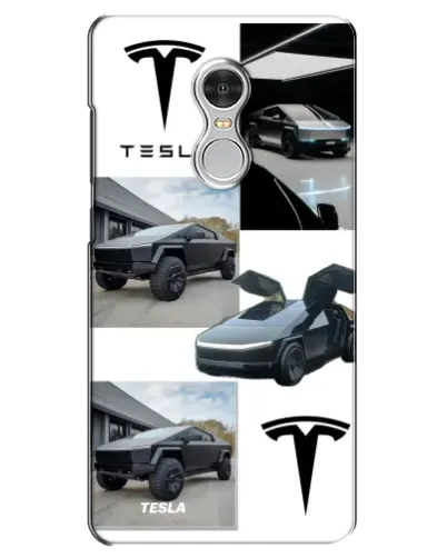 Чехол для Xiaomi Redmi 5 с картинкой «Коллаж Cybertruck Tesla» Чехол для Xiaomi Redmi 5 с картинкой «Коллаж Cybertruck Tesla»
