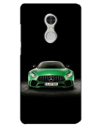 Чехол для Xiaomi Redmi 5 с картинкой «Mercedes — неоновый лого»