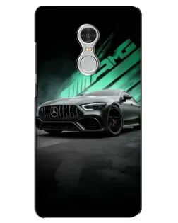 Чехол для Xiaomi Redmi 5 с картинкой «Темный Mercedes AMG»