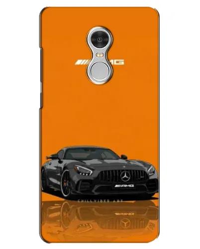 Чехол для Xiaomi Redmi 5 с картинкой «Оранжевый Mercedes AMG»