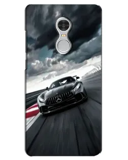 Чехол для Xiaomi Redmi 5 с картинкой «Гоночный Mercedes AMG»
