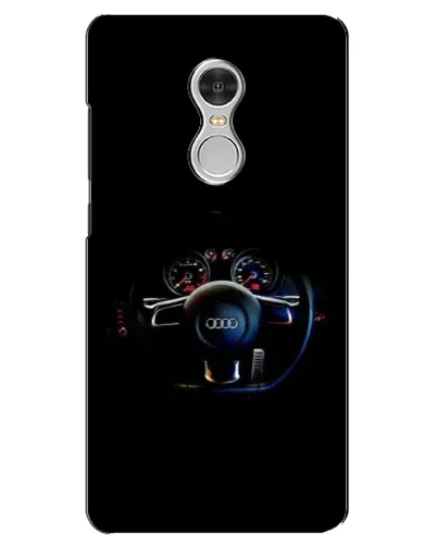 Чехол для Xiaomi Redmi 5 с картинкой «Салон Audi — руль»