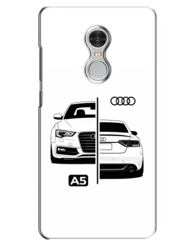 Чехол для Xiaomi Redmi 5 с картинкой «Audi — контрастный дизайн»