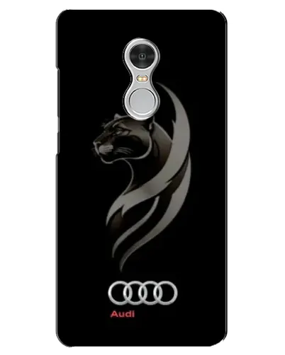 Чехол для Xiaomi Redmi 5 с картинкой «Графика — пантера и Audi»