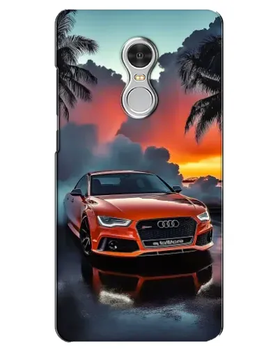 Чехол для Xiaomi Redmi 5 с картинкой «Audi — закат»