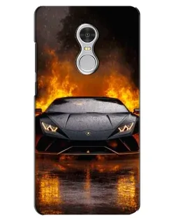 Чехол для Xiaomi Redmi 5 с картинкой «Lamborghini в огне» Чехол для Xiaomi Redmi 5 с картинкой «Lamborghini в огне»