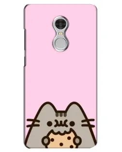 Чехол для Xiaomi Redmi 5 с картинкой «Pusheen и печенье» Чехол для Xiaomi Redmi 5 с картинкой «Pusheen и печенье»