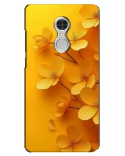 Чехол для Xiaomi Redmi 5 с картинкой «Золотые лепестки»