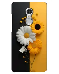 Чехол для Xiaomi Redmi 5 с картинкой «Подсолнух и ромашка»