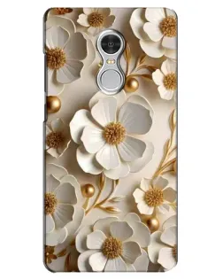Чехол для Xiaomi Redmi 5 с картинкой «Белие бумажние  цвети»
