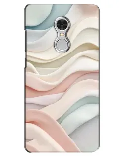 Чехол для Xiaomi Redmi 5 с картинкой «Пастельные нежные волны»