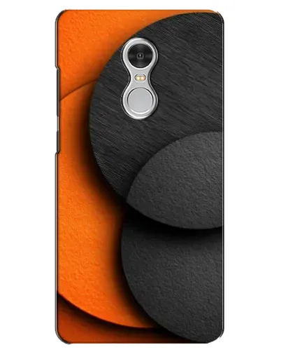 Чехол для Xiaomi Redmi 5 с картинкой «Геометрия оранжевых кругов»