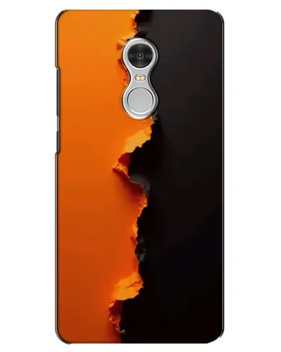 Чехол для Xiaomi Redmi 5 с картинкой «Оранжевый разлом»