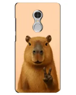 Чехол для Xiaomi Redmi 5 с картинкой «Капибара виктория»