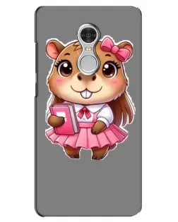 Чехол для Xiaomi Redmi 5 с картинкой «Девочка капибара»