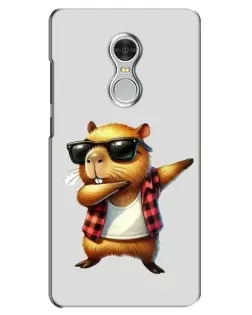 Чехол для Xiaomi Redmi 5 с картинкой «Капибара рэпер даб»