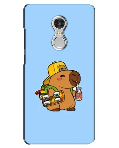 Чехол для Xiaomi Redmi 5 с картинкой «Капибара на скейте»