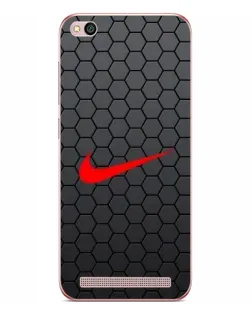 Чехол для Xiaomi Redmi 5A с картинкой «Nike — карбоновая сетка»