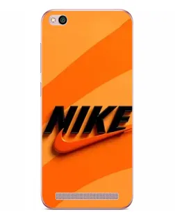 Чехол для Xiaomi Redmi 5A с картинкой «Оранжевый драйв Nike»