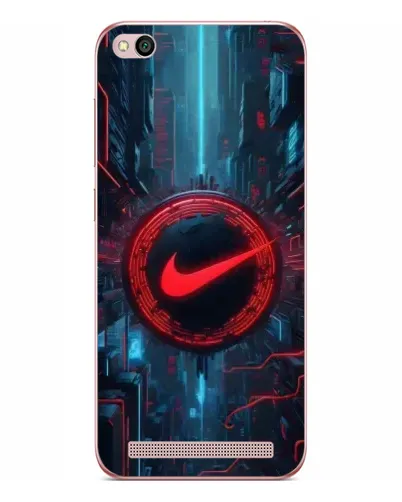 Чехол для Xiaomi Redmi 5A с картинкой «Техногенный стиль Nike»