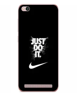 Чехол для Xiaomi Redmi 5A с картинкой «Текстовый принт Nike»