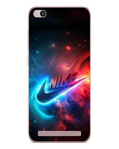 Чехол для Xiaomi Redmi 5A с картинкой «Огненный логотип Nike»