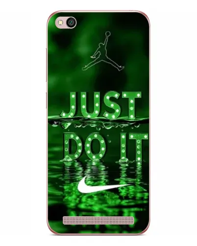 Чехол для Xiaomi Redmi 5A с картинкой «Зеленый неоновый Nike»