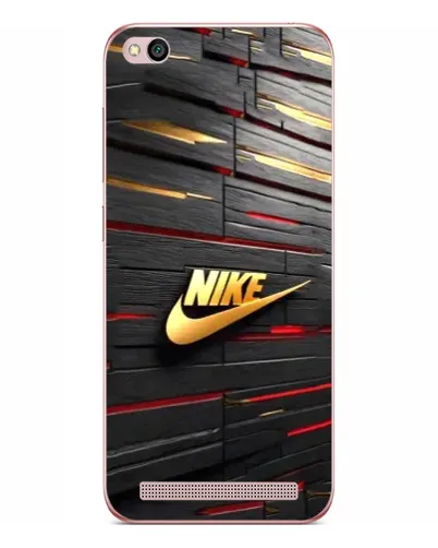 Чехол для Xiaomi Redmi 5A с картинкой «Золотой Nike на металле»