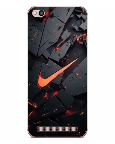 Чехол для Xiaomi Redmi 5A с картинкой «Nike — эффект разломов»
