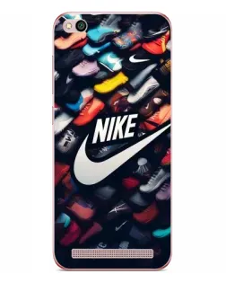 Чехол для Xiaomi Redmi 5A с картинкой «Коллекция кроссовок Nike»
