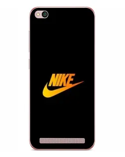 Чехол для Xiaomi Redmi 5A с картинкой «Золотой логотип Nike»