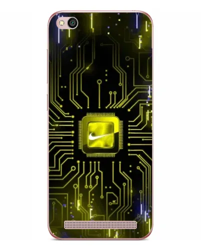 Чехол для Xiaomi Redmi 5A с картинкой «Nike — золотая искра»