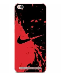 Чехол для Xiaomi Redmi 5A с картинкой «Красные брызги Nike»