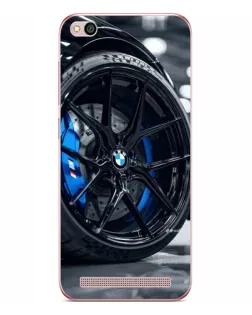 Чохол для Xiaomi Redmi 5A з картинкою «Колесо BMW зблизька»