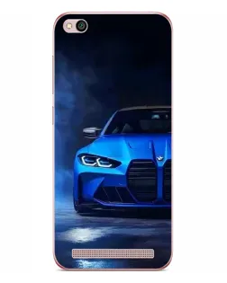 Чохол для Xiaomi Redmi 5A з картинкою «Блакитна BMW M4»