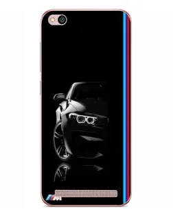 Чохол для Xiaomi Redmi 5A з картинкою «Силует BMW в темряві»